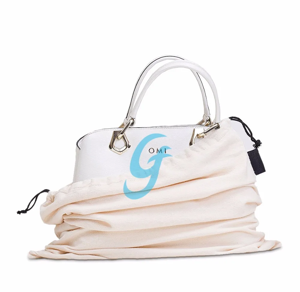 large drawstring muslin organic cotton produce cotton canvas bag