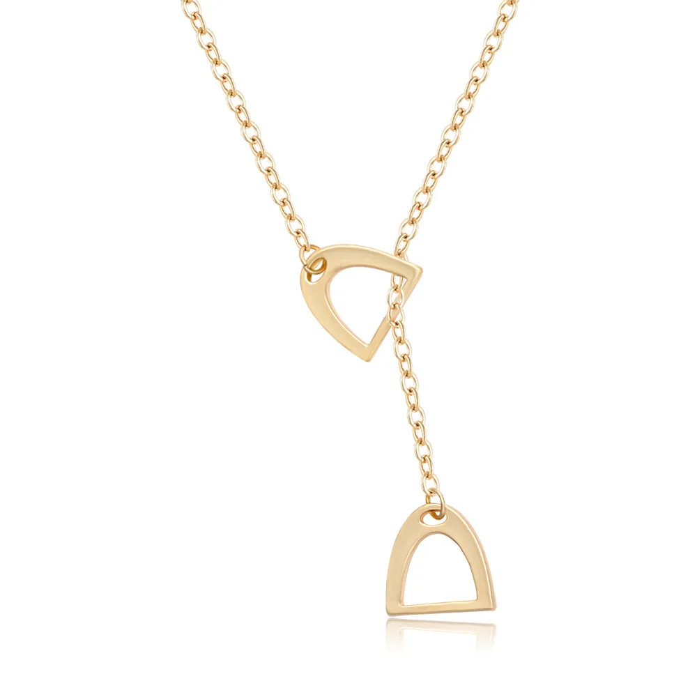 top quality Fashion Horse Jewelry stainless steel Silver and gold Stirrup Pendant Necklace, Silver/gold/rose gold/black
top quality Fashion Horse Jewelry stainless steel Silver and gold Stirrup Pendant Necklace, Silver/gold/rose gold/black