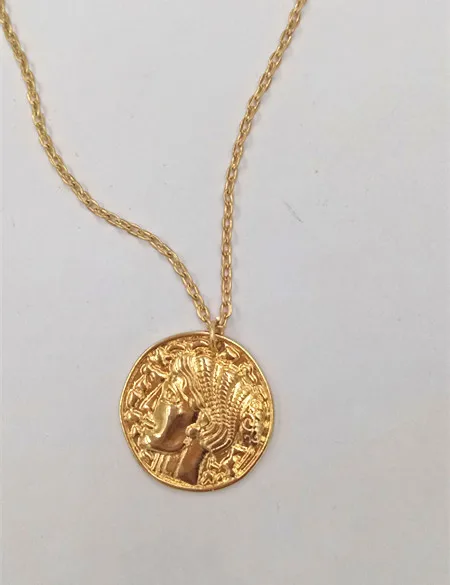 unisex women gold coin necklace beauty king head pendant necklace 18k gold coin chain necklace, Picture
unisex women gold coin necklace beauty king head pendant necklace 18k gold coin chain necklace, Picture