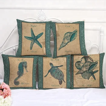 Custom Print Square Ocean Animal Pattern Pillow Case Buy Custom