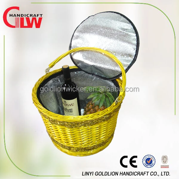 home decoration accessories wicker baskets straw picnic basket