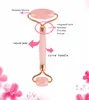 2019 best new product natural rose jade stone roller massager for face