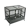 High Quality Cheap Black Metal Tube Big Kennel Cage For Dog