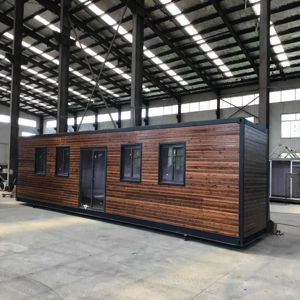 40 ayak basit prefabrik günlük kabin ahşap küçük ev romanya taşınabilir kabin prefabrik günlük konteyner evler fiyat
