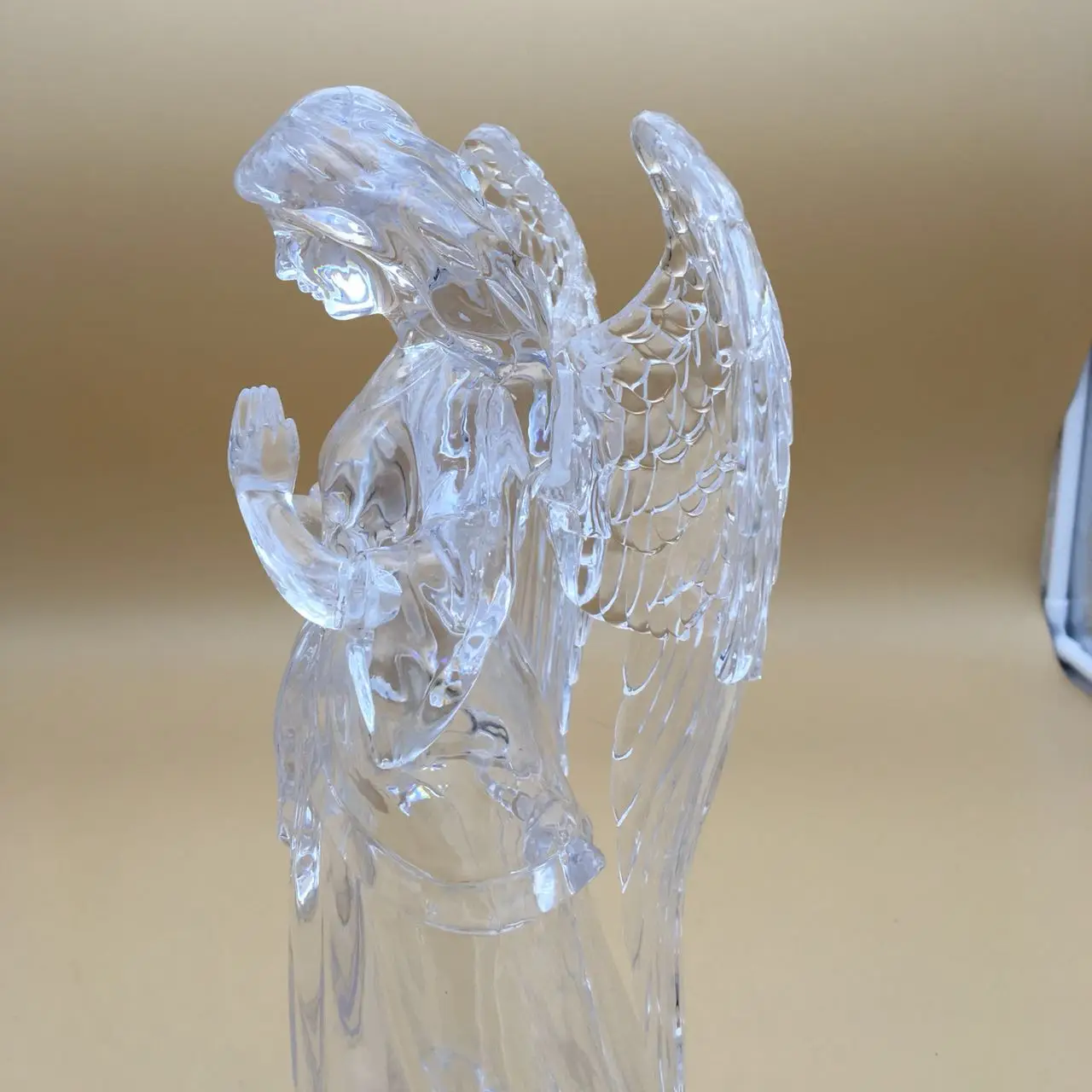 angel shape crystal gifts crafts engrave clear acrylic carfts