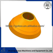crusher cone with low price Mn crusher mantle by symons