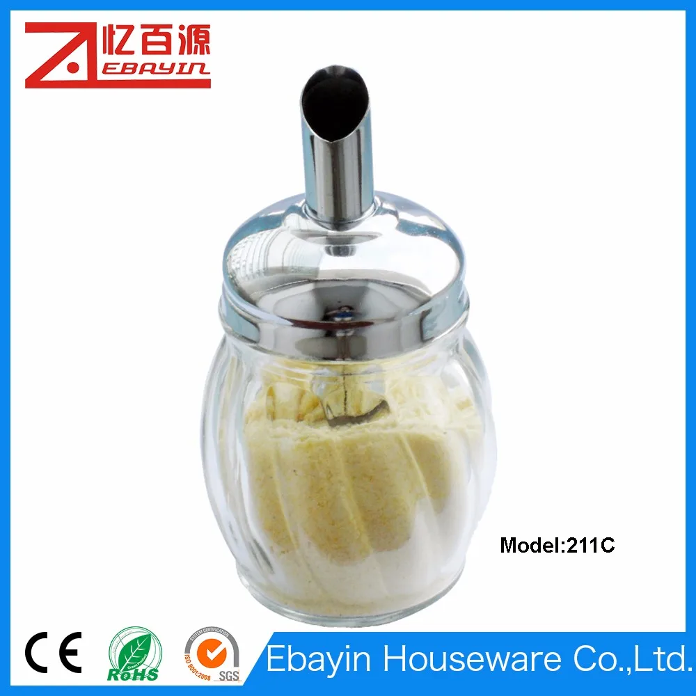 1pcs sugar dispenser(211c),1pcs chilli shaker(232) and 1 set of