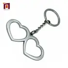 Rome Inspiration Zinc Alloy Heart Parts And Accessories Hotel Room Keychain In Bulk