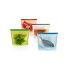 Easy Seal Leak-Proof Reusable Silicone Food Storage Bag Silicone Fresh Bag