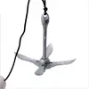 marine hardware hot dipped galvanized folding anchor 0.7-10KG for boat