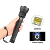 High Powerful 3 Modes Usb Rechargeable Telescopic Zoom High 2000 Lumen Led XHP70 Flashlight