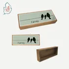 10x4 Rustic wooden box sign wood peace sign under customized design and size