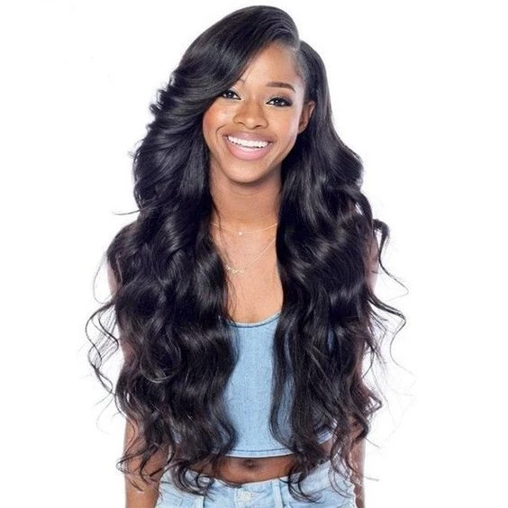 Thick and natural body wave human virgin hair 200 density full lace wig, Can be dyed to dark
Thick and natural body wave human virgin hair 200 density full lace wig, Can be dyed to dark