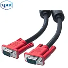 1.5m red color 15pin vga to vga cable for computer TV monitor