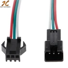 JST SM 2pin 3pin Male Female Plug Connector Cable jumper wire For LED Strip Lamp 22AWG wire harness