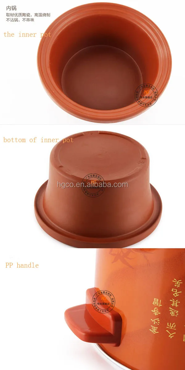 Hot Sale Slow Cooker Ceramic Inner Pot Food Electric Stew Pot