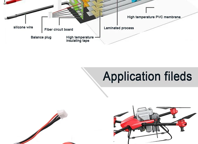 Rechargeable 11.1V 3S 25C 10000 mah Ah lipo battery for uav drone crop sprayer
