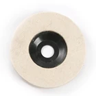 Felt wheel woolen flap disc plastic backing for polishing stainless steel
