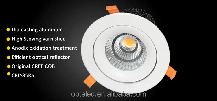 商業照明5年保証cob ledダウンライト凹型6インチでフィリップスドライバーでクリーcob仕入れ・メーカー・工場