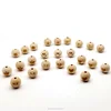 20mm natural wooden beads with laser engraved logo