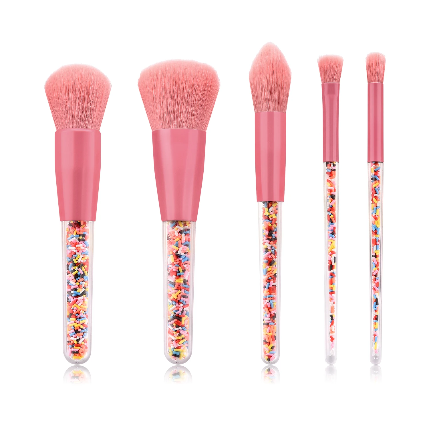 Free Shipping Rainbow Candy Makeup Brush Set - 5pcs Makeup Brushes with Transparent Crystal Handle for Blush
Free Shipping Rainbow Candy Makeup Brush Set - 5pcs Makeup Brushes with Transparent Crystal Handle for Blush