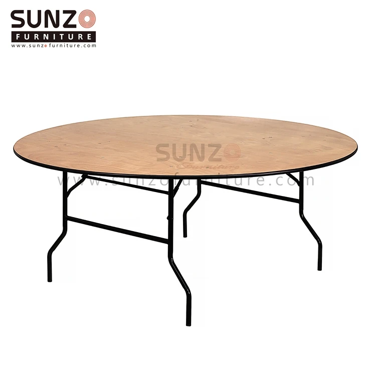 wooden folding table and chairs