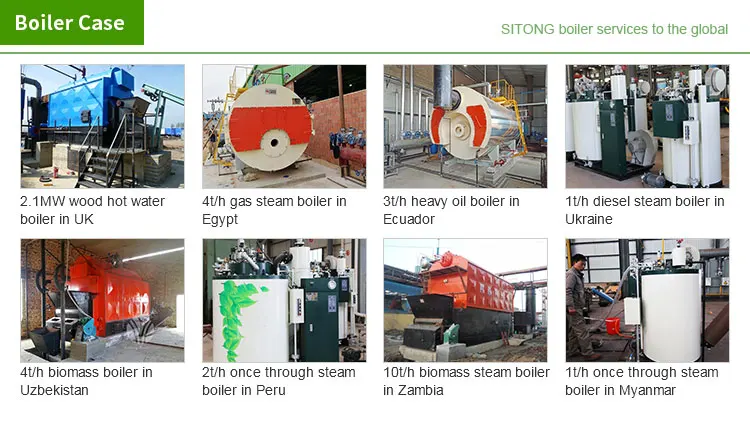 case of China Supplier Directly Selling Automatic Vertical Diesel Boiler For Garment Industry