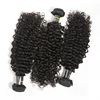 Cheap price long brazilian kinky curl wave 10A human remy hair bundles