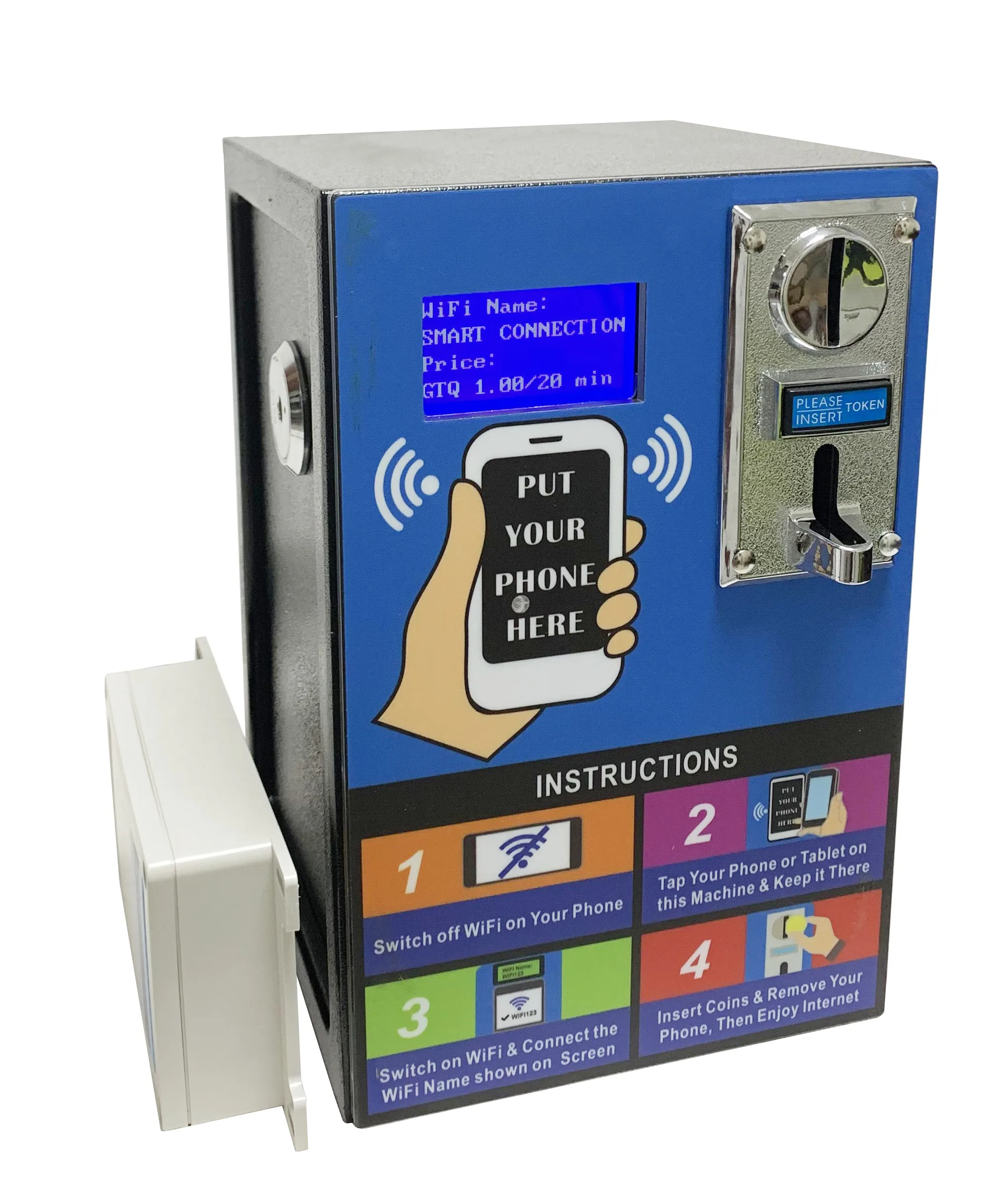 Cheap Small 4G Outdoor Vending Machine Vandal-Proof Coin Operated Self-Service WiFi Vending Machine