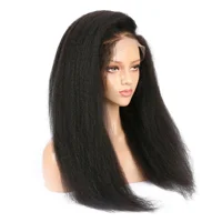 Long Natural Color Kinky Straight Human Hair Wigs Fast Shipping Remy Virgin Human Hair Full Lace Wigs
Long Natural Color Kinky Straight Human Hair Wigs Fast Shipping Remy Virgin Human Hair Full Lace Wigs