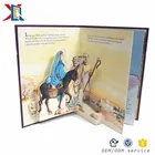 Fancy Custom Casebound Binding Children Kids Toddler Short Story Pop Up Books