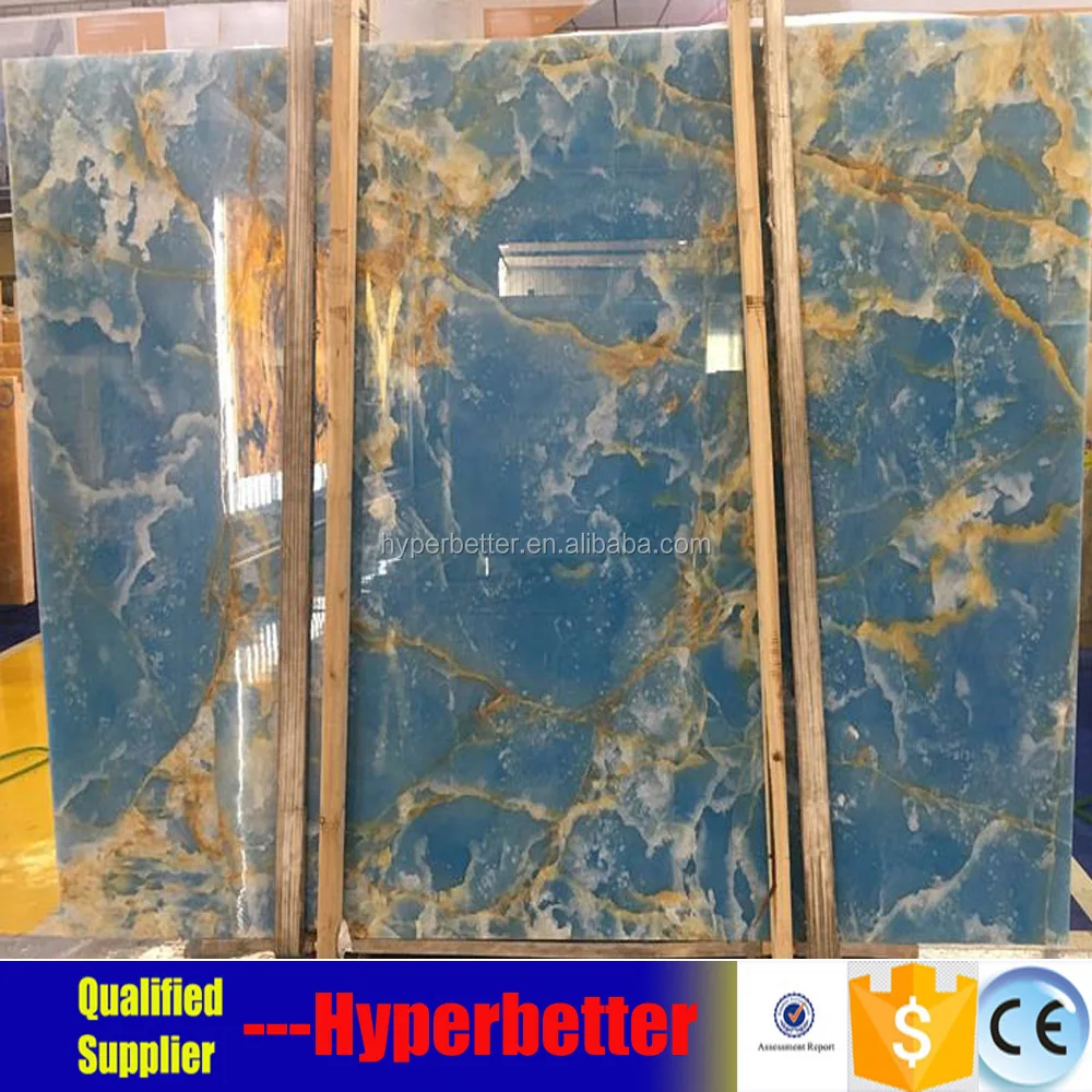 golden blue onyx slabs