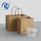 Wholesale custom Machine-made Cheap Kraft paper bag logo