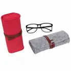 Multi-functional Felt Soft Spectacle Pouch sunglasses Bag with customized logo