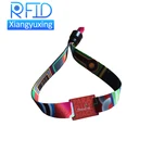 NFC fabric rfid weave wristband for big festival events