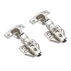 Furniture Hinge Hinges Hinge Stainless Steel Concealed Kitchen Cabinet Door Hinges Self Closing Full Overlay Frameless