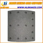Long worklife brake linings 19071 for VOLVO