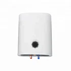 Induction wall hung storage electric water heater for shower
