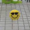 Emoticon series hot sale funny face tennis vibrator dampers PVC rubber tennis dampeners