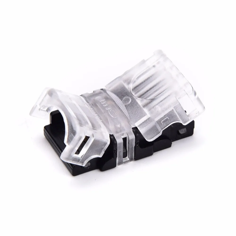 4Pin LED Connector for 10mm 5050 5630 RGB Waterproof LED Tape Light Strip to Wire Connector