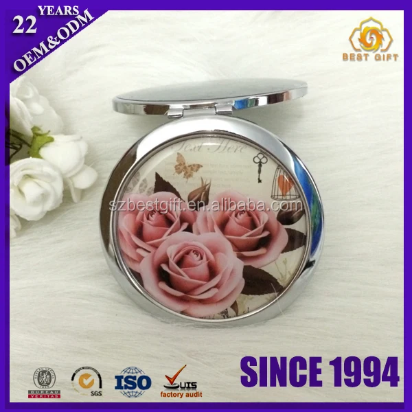 valentines gift rose pattern stylish pocket makeup brand pocket