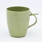 Popular plastic coffee small cup hello kitty mugs