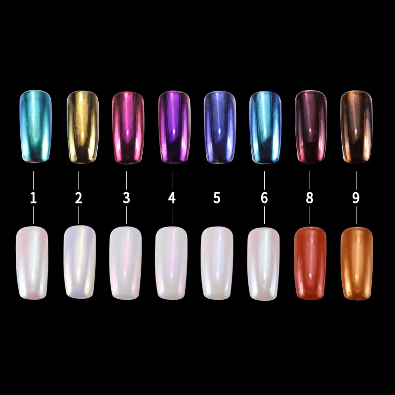 chrome uv gel nail polish