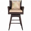 Height bar stool wicker chair patio furniture set