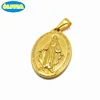 bulk wholesale fashion virgin mary accessories jewelry catholic coin gold religious pendant