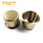 Hardware stainless steel Golden sofa cup holder for car