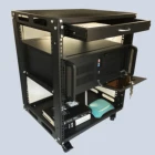 12U 4 Post Open Rack ,19 Inch Network Cabinet