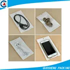 Custom size ziplock clear plastic phone USB electronic products packing bags