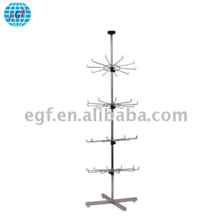 Metal Rotating Floor Stand / Spinner Display Rack