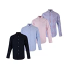 Eco friendly daily wear 100% cotton printed pattern full sleeve man clothes shirts